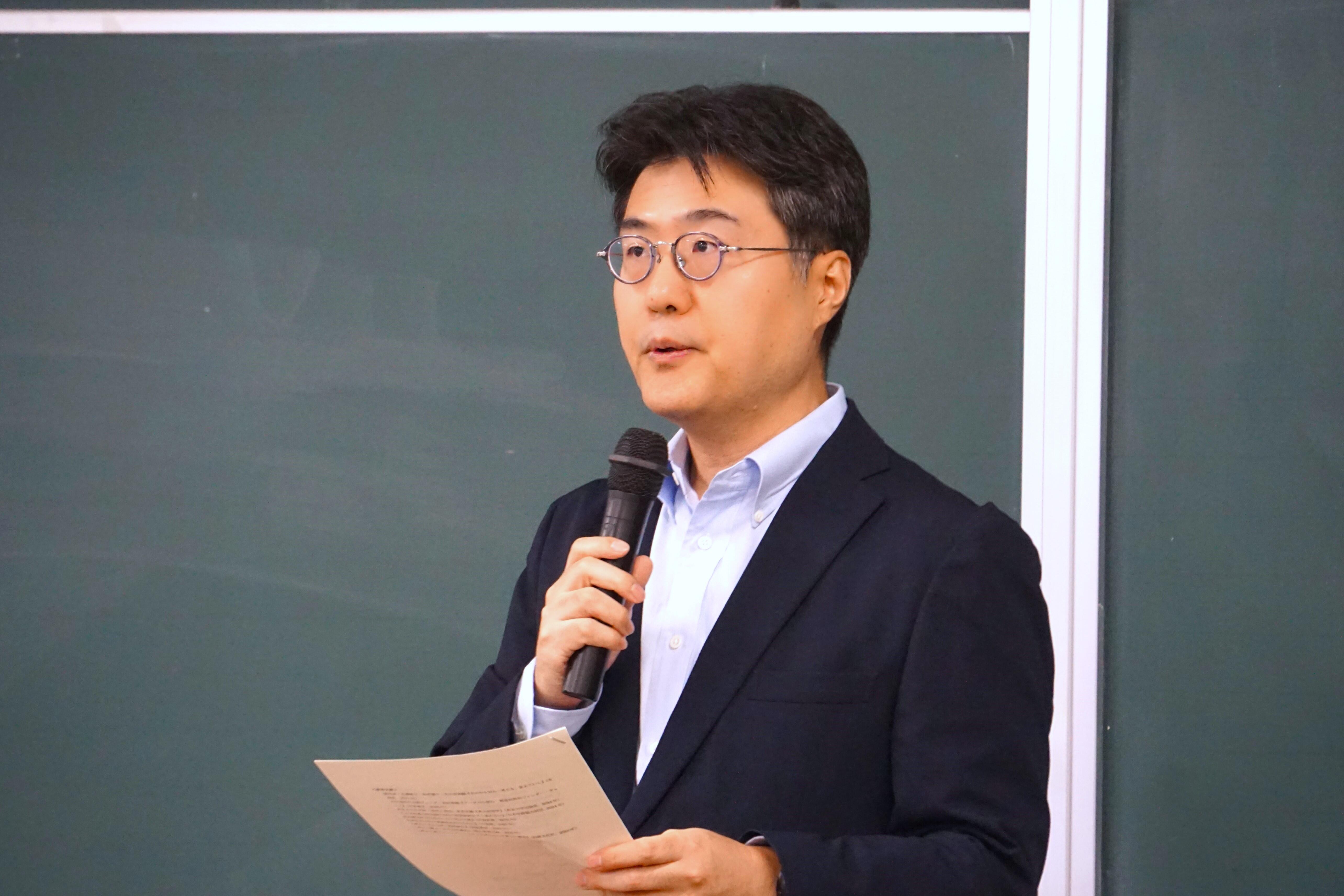 体験授業（下村准教授）