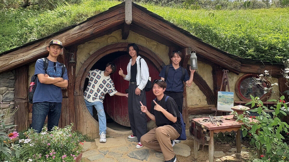 友人との集合写真